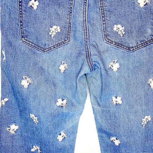 Ann Taylor Floral Embroidered Denim - Picture 11 of 11